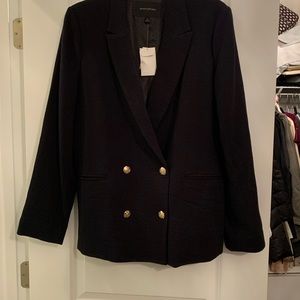 Banana Republic black size 8 blazer, double breasted